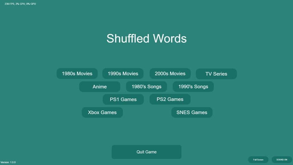 Скриншот 2 из Shuffled Words
