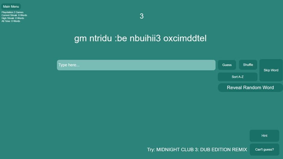Скриншот 1 из Shuffled Words