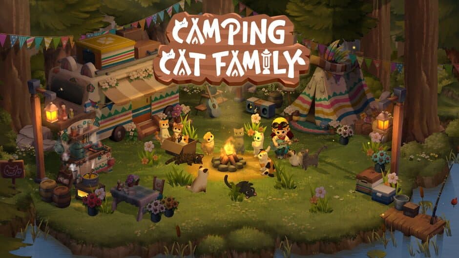 Скриншот 3 из Camping Cat Family