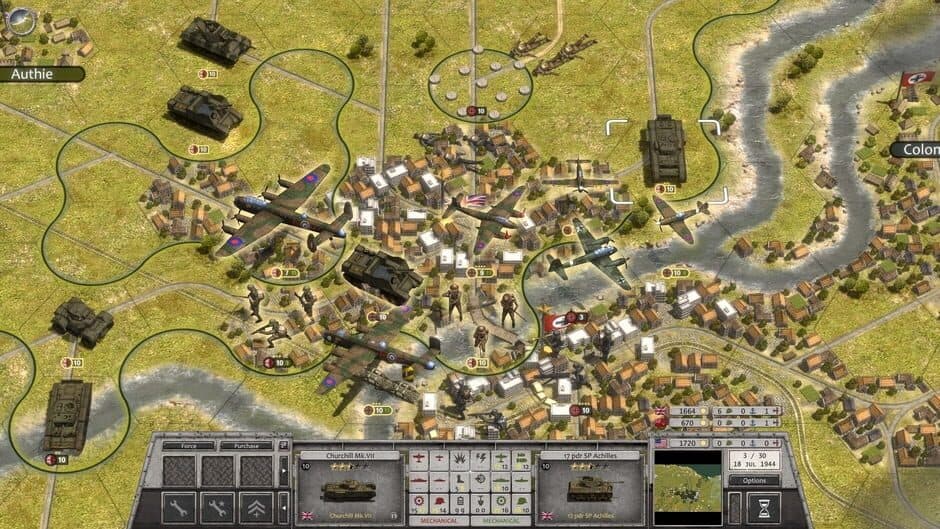 Скриншот 2 из Order of Battle: World War II - Order of Battle: Allies Victorious