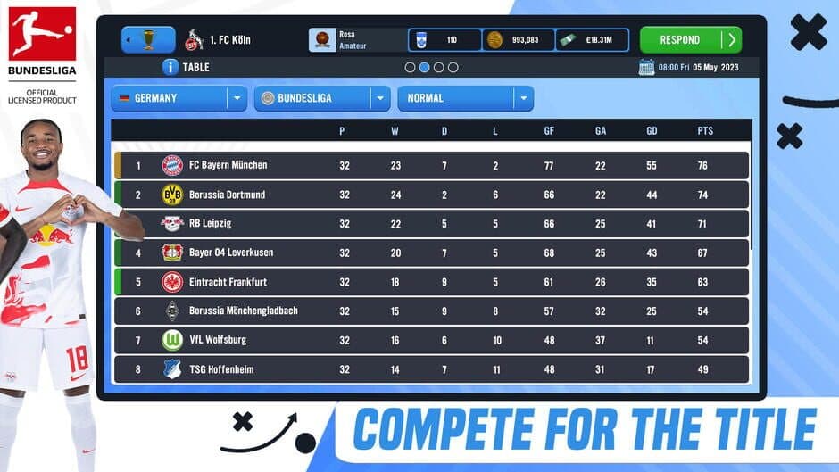 Скриншот 3 из Soccer Manager 2023: Football