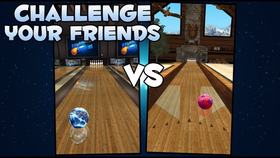Скриншот 2 из Galaxy Bowling 3D Free