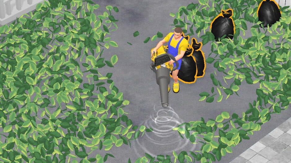 Скриншот 2 из Leaf Blower: City Cleaning Game