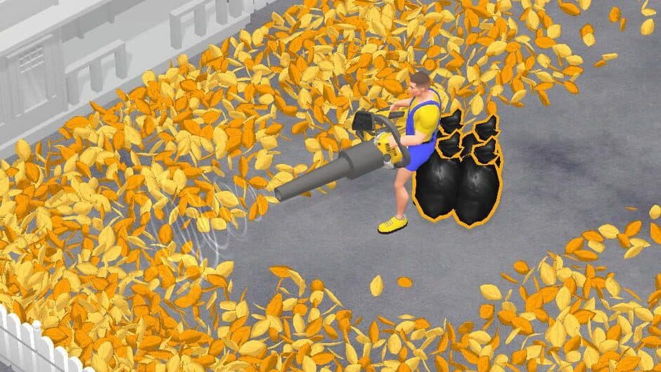 Скриншот 4 из Leaf Blower: City Cleaning Game