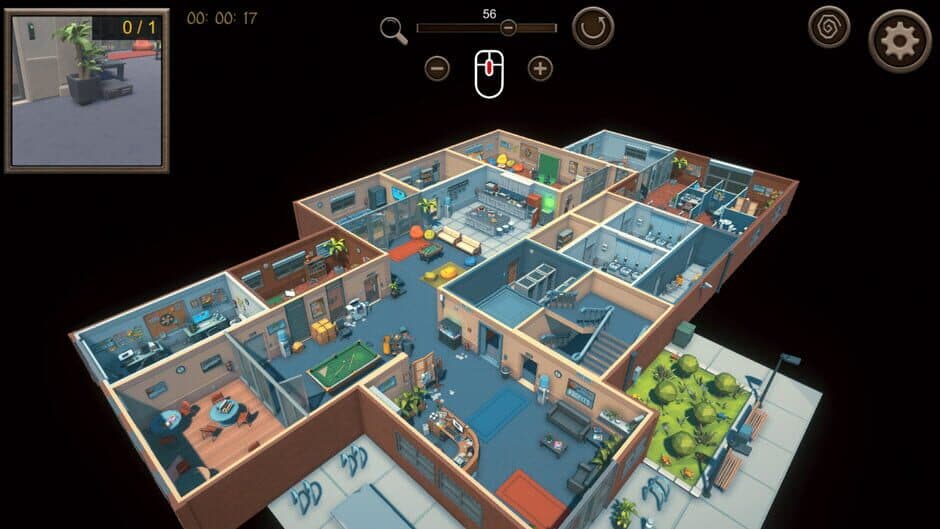 Скриншот 1 из Hidden Office Top-Down 3D