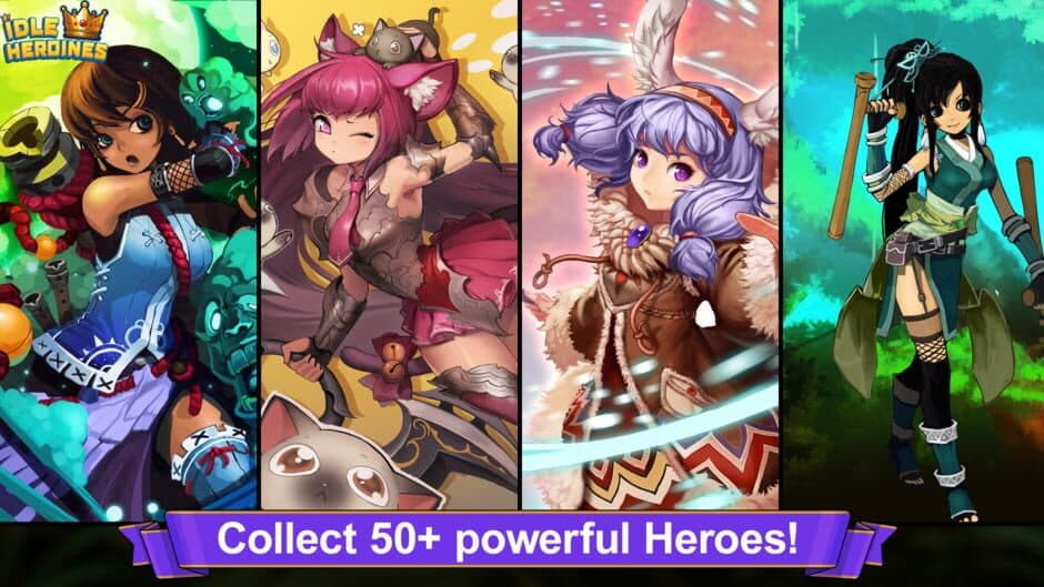 Скриншот 1 из Idle Heroines