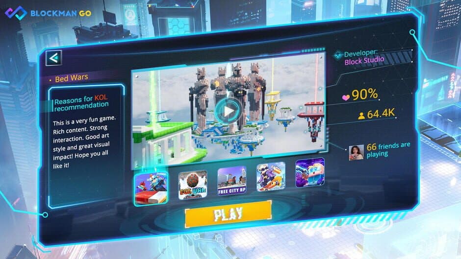 Скриншот 3 из Garena Blockman Go