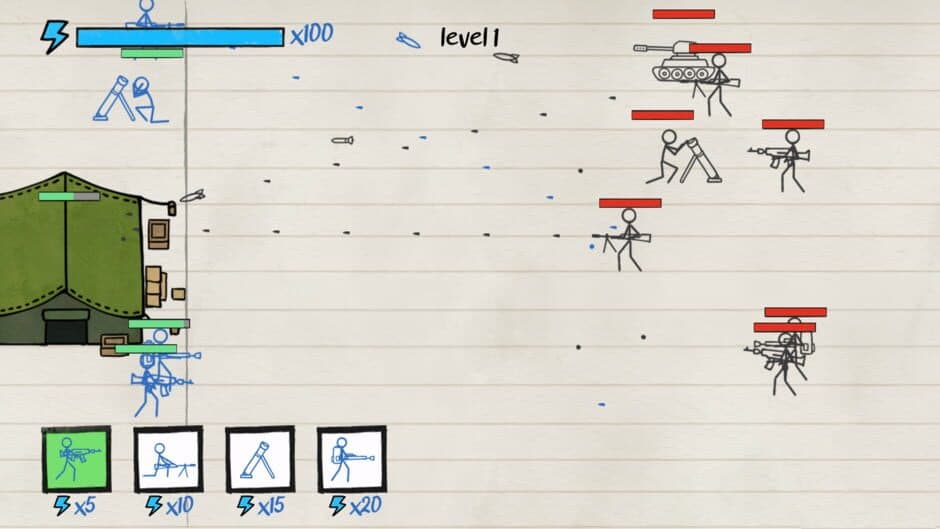Скриншот 2 из Paper Battle