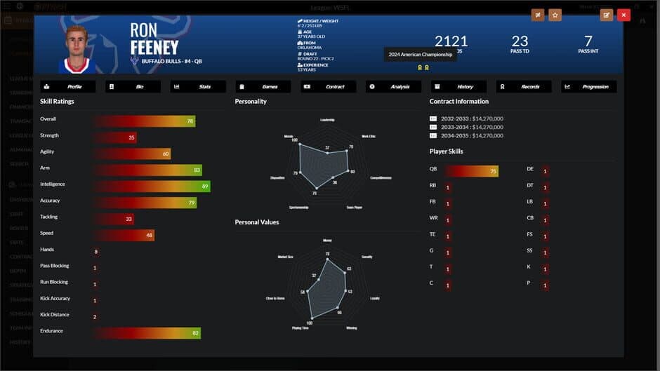 Скриншот 8 из Draft Day Sports: Pro Football 2023
