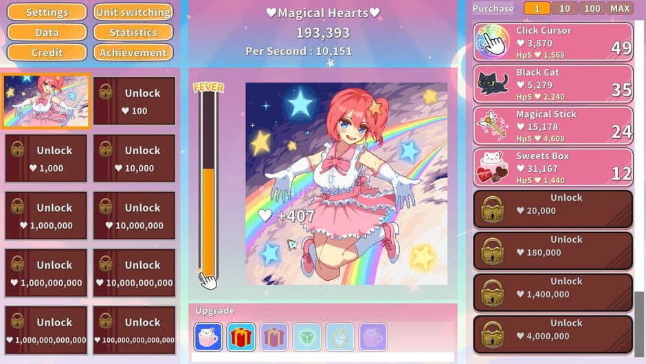Скриншот 2 из Magical Girl Clicker