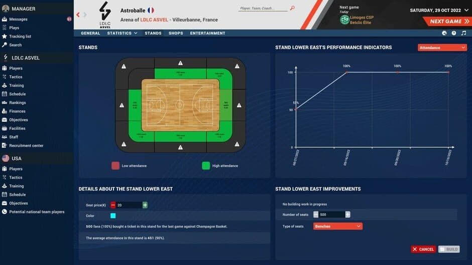 Скриншот 9 из Pro Basketball Manager 2023