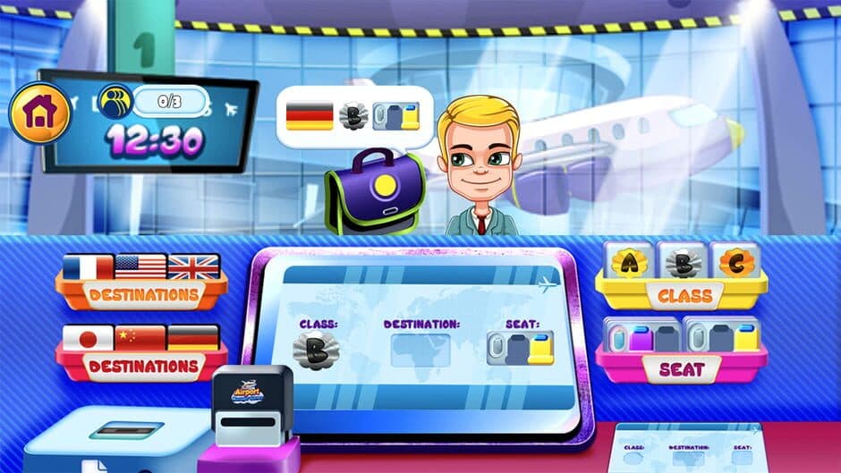 Скриншот 5 из Airport Flight Administrator Simulator & Air Traffic-Sky Airplane Sim Plane