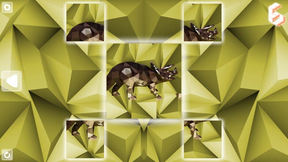 Скриншот 1 из Poly Puzzle: Dinosaurs