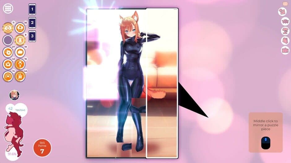 Скриншот 5 из Mosaique Neko Waifus 5