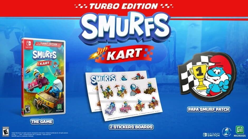 Скриншот 1 из Smurfs Kart: Turbo Edition
