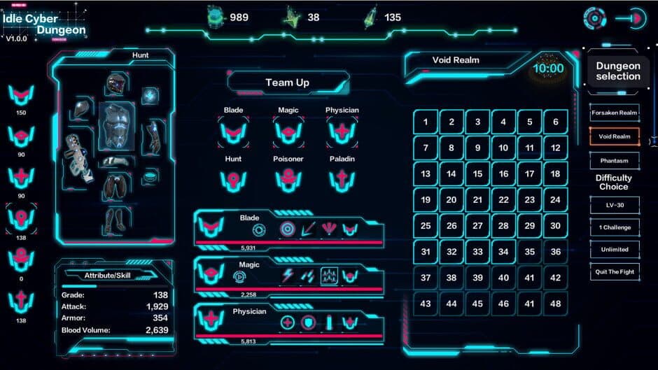 Скриншот 3 из Idle Cyber Dungeon