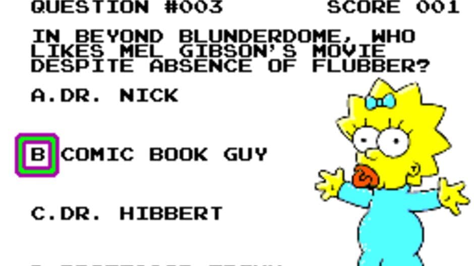 Скриншот 1 из The Simpsons Trivia