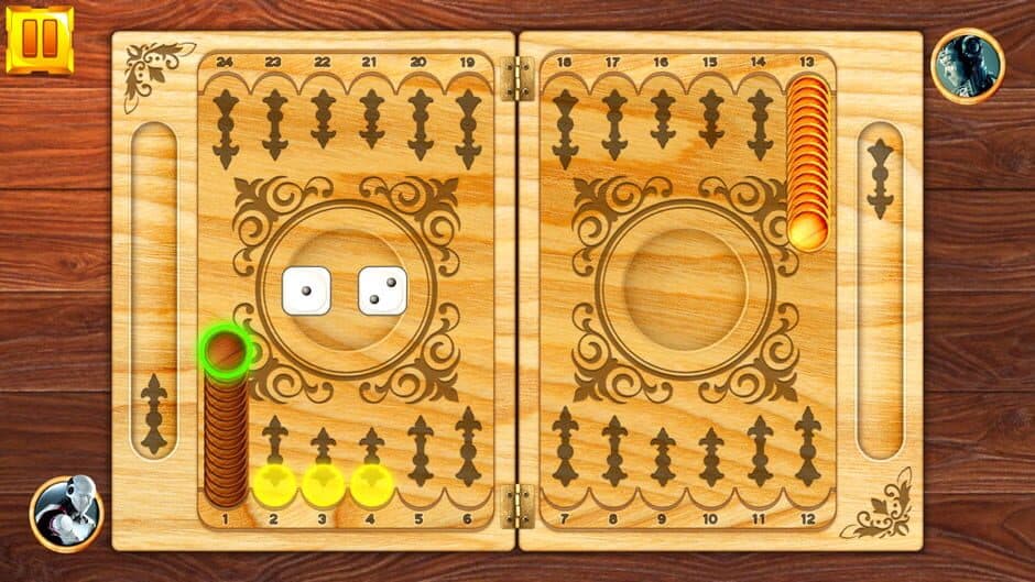 Скриншот 1 из Backgammon: Board Game Puzzle