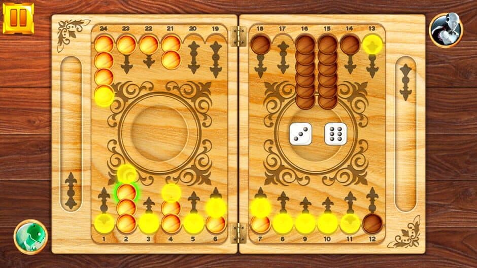 Скриншот 2 из Backgammon: Board Game Puzzle