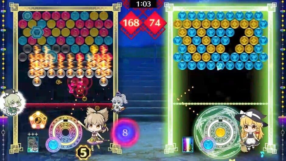 Скриншот 2 из Touhou Spell Bubble: Character Pack - Toyosatomimi no Miko
