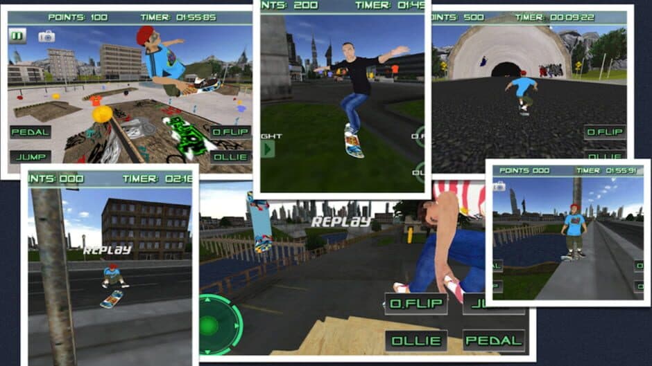 Скриншот 5 из Skateboard 3D - Skater Die Hard Skate Boarding Game