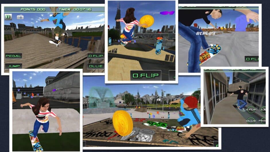 Скриншот 1 из Skateboard 3D - Skater Die Hard Skate Boarding Game