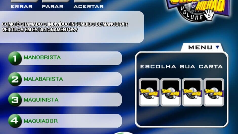 Скриншот 4 из Show do Milhão Volume 5