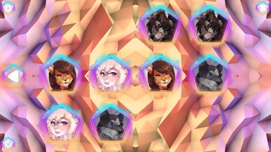 Скриншот 4 из Poly Memory: Furries