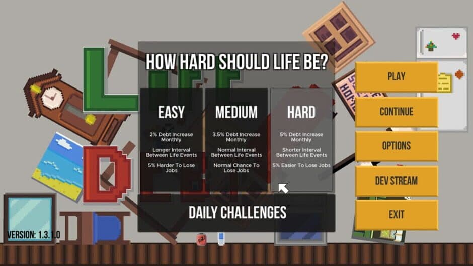 Скриншот 1 из Life & Debt: A Real Life Simulator