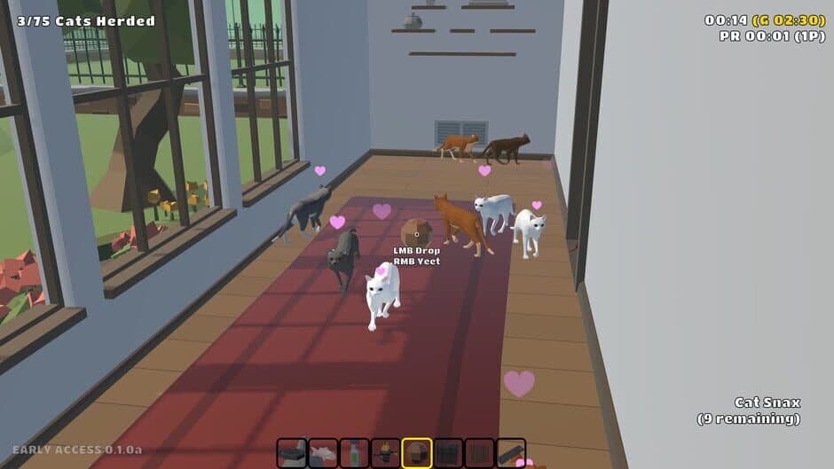 Скриншот 3 из Cat Herders: Couch Coop Cat Corralling!
