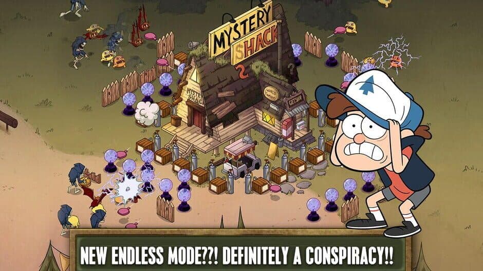 Скриншот 3 из Gravity Falls: Mystery Shack Attack