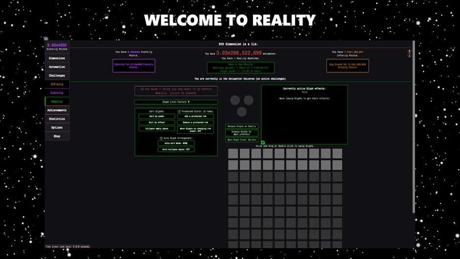 Скриншот 5 из Antimatter Dimensions