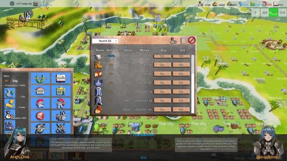 Скриншот 2 из Knights and Craftsmen