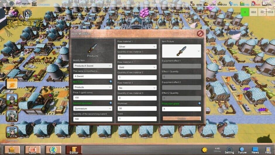 Скриншот 9 из Knights and Craftsmen