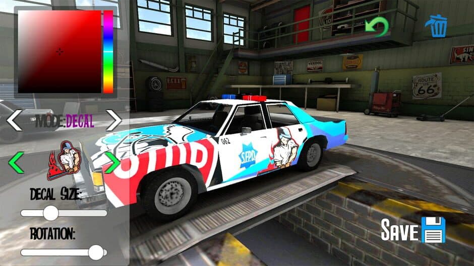 Скриншот 2 из Police Car Drift Simulator
