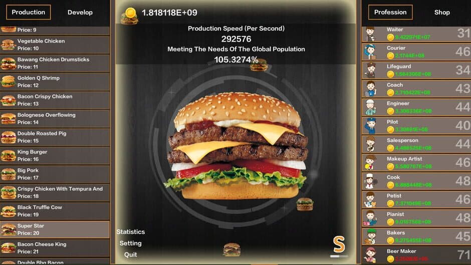 Скриншот 2 из Idle Hamburgers Save the World