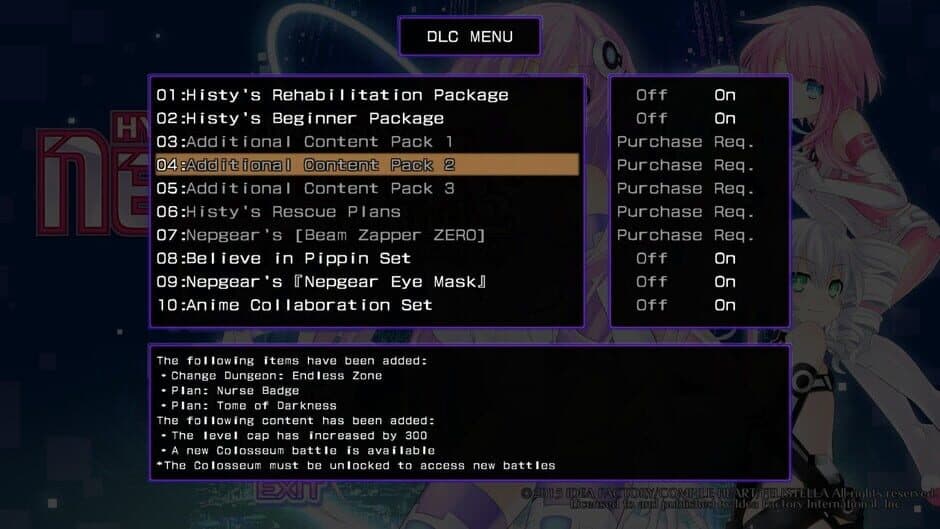 Скриншот 3 из Hyperdimension Neptunia Re;Birth2: Sister's Generation - Additional Content Pack 2