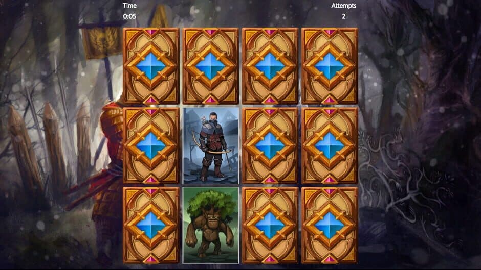 Скриншот 4 из Fantasy Memory Card Game: Expansion Pack 5