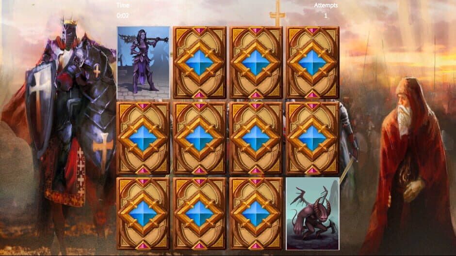 Скриншот 2 из Fantasy Memory Card Game: Expansion Pack 4
