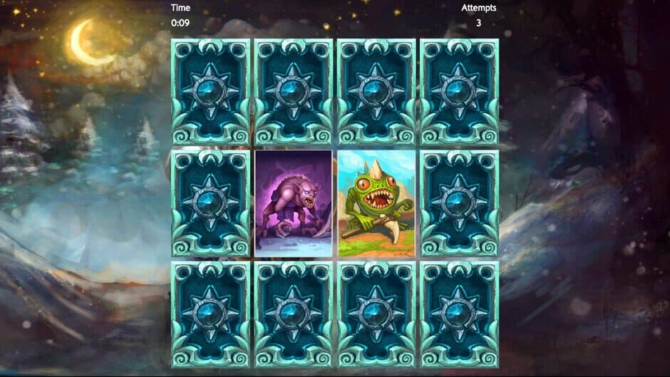 Скриншот 4 из Fantasy Memory Card Game: Expansion Pack 2