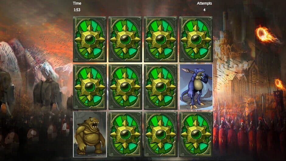 Скриншот 3 из Fantasy Memory Card Game: Expansion Pack 6