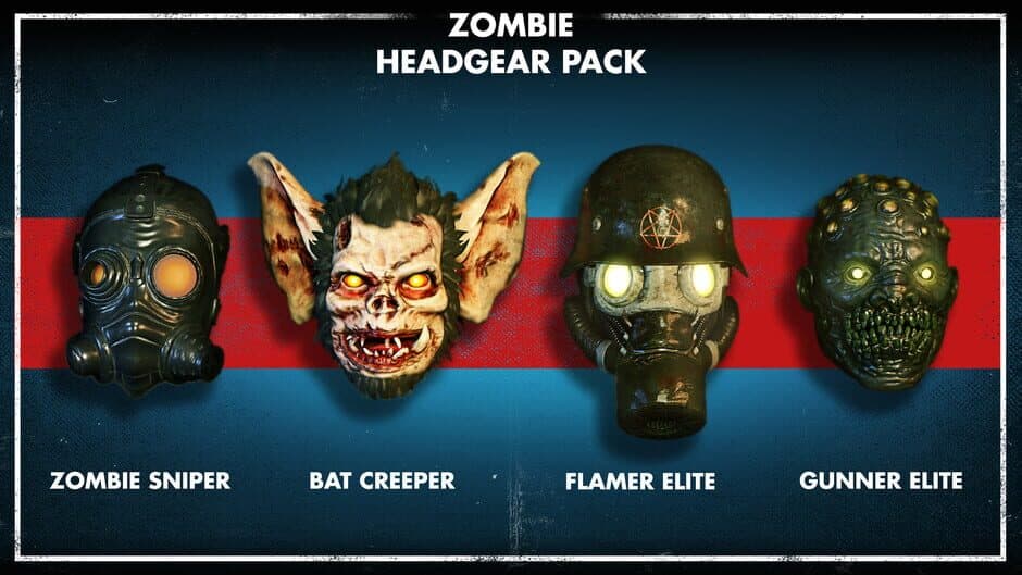 Скриншот 2 из Zombie Army 4: Dead War - Zombie Headgear Pack