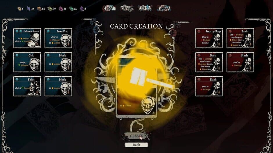 Скриншот 4 из Nadir: A Grimdark Deckbuilder