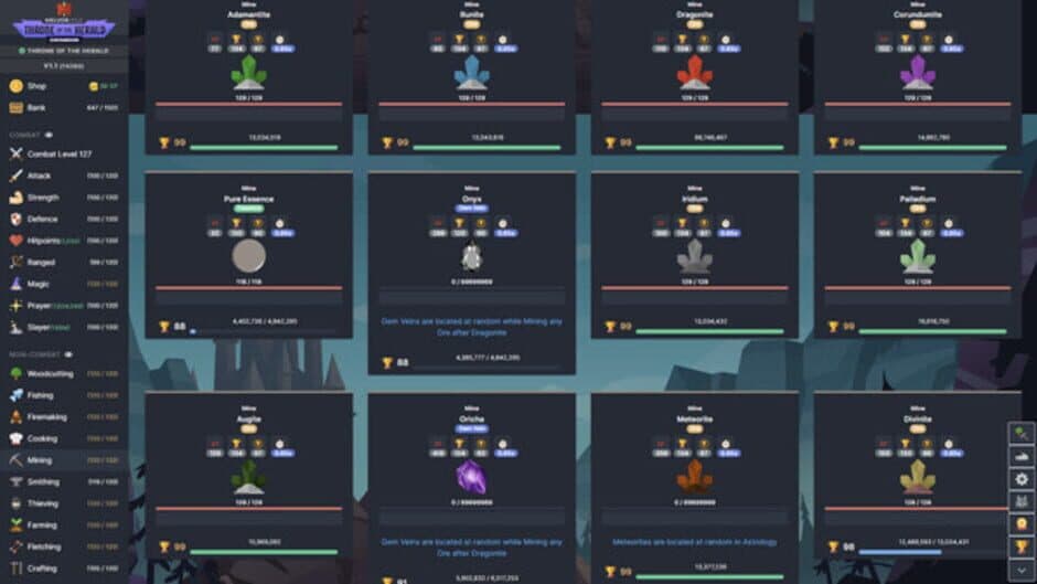 Скриншот 8 из Melvor Idle: Throne of the Herald