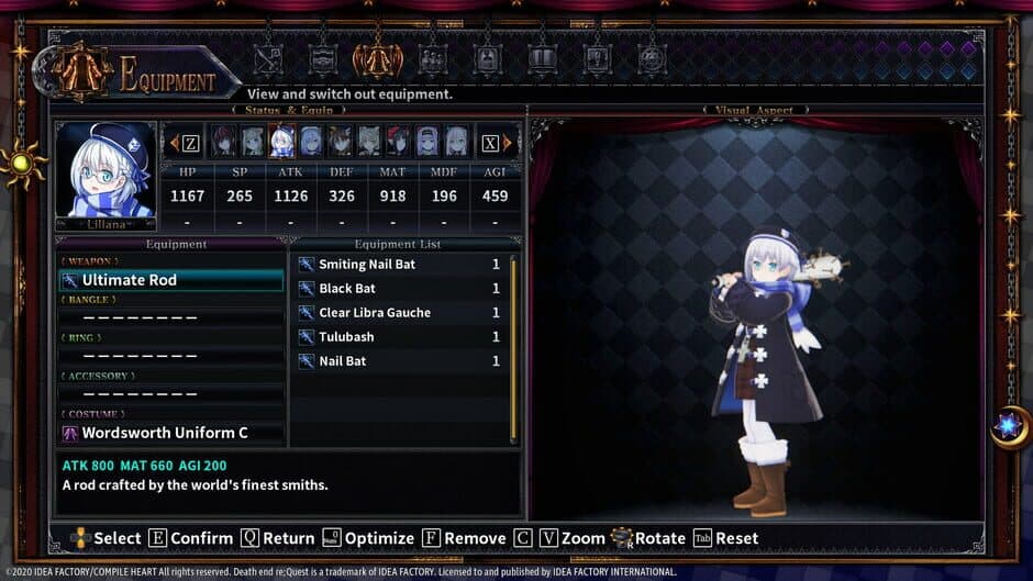 Скриншот 1 из Death end re;Quest 2 - Ultimate Weapon Set