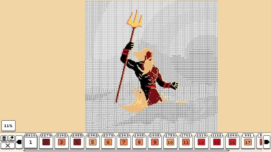 Скриншот 5 из Coloring Pixels: Mythology Pack