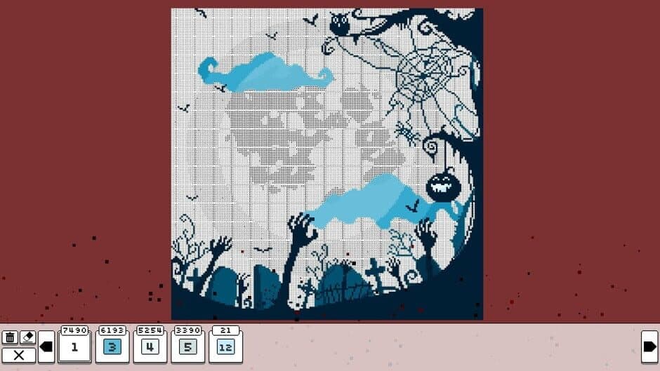 Скриншот 3 из Coloring Pixels: Halloween 3 Pack