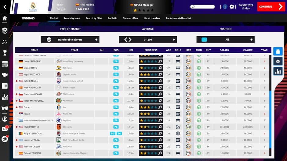 Скриншот 1 из International Basketball Manager 23
