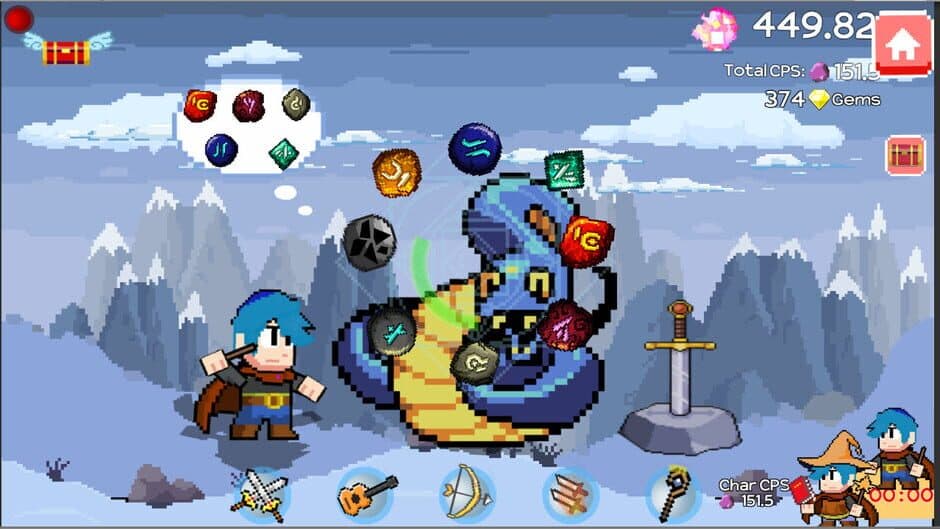Скриншот 1 из Idle Gem Quest
