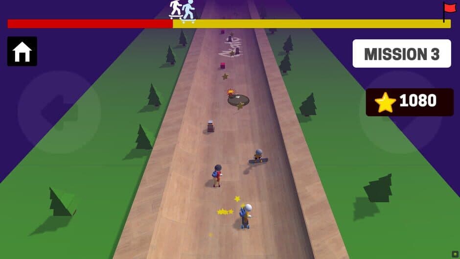 Скриншот 1 из Two Skateboards Driving Simulator